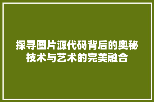 探寻图片源代码背后的奥秘技术与艺术的完美融合